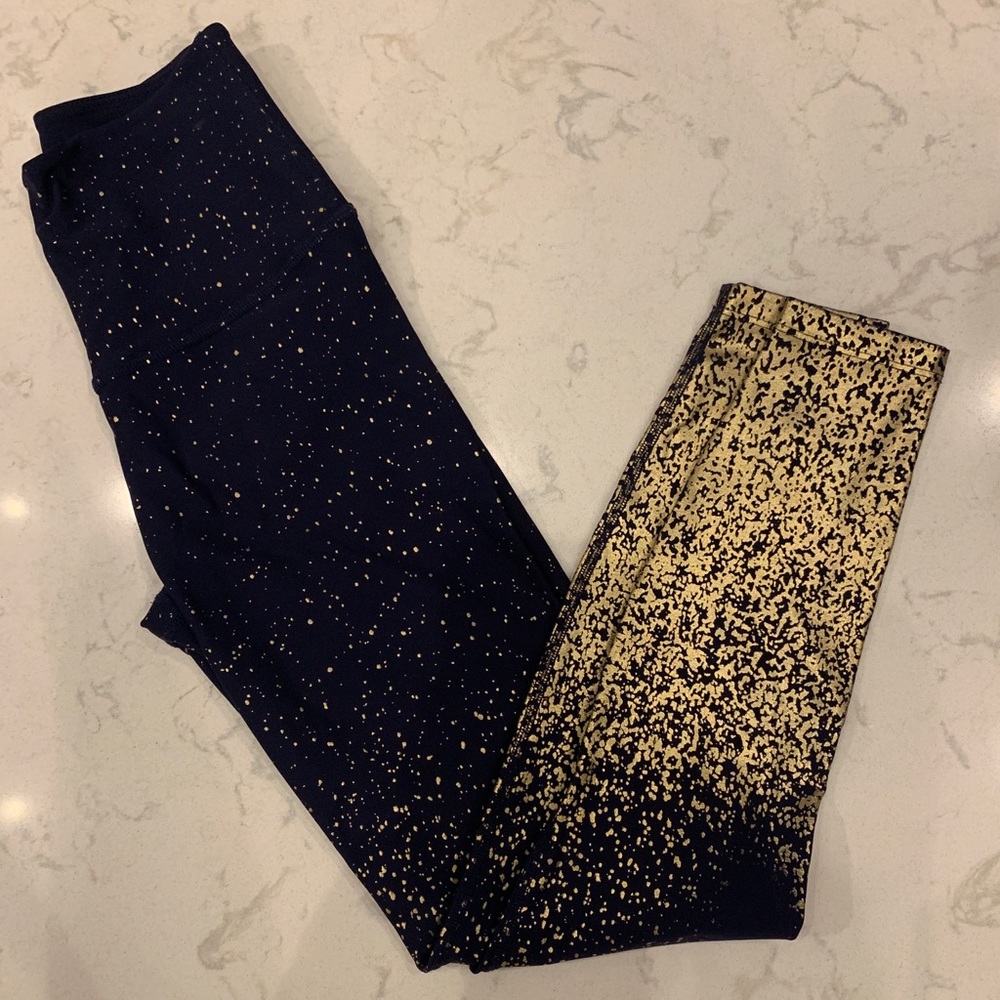 Alloy Ombré Navy High Waisted Midi Legging